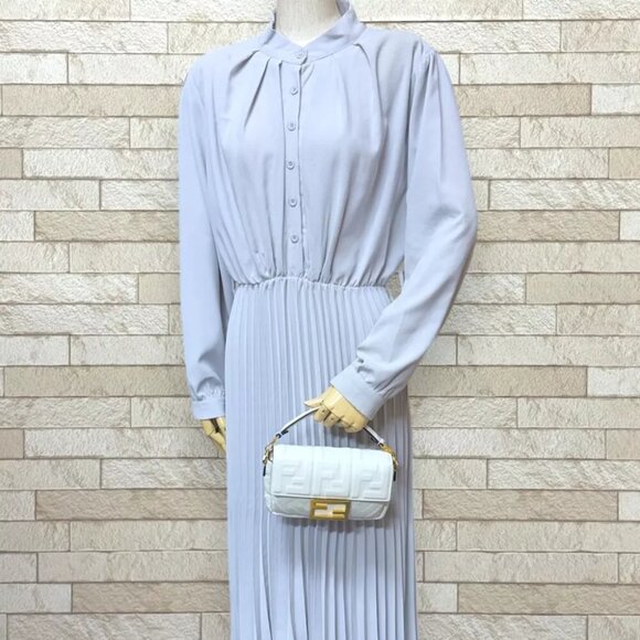 FENDI Shoulder Bag Cross Body 8BS017 leather 2way Chain Baguette Mini - Picture 3 of 9